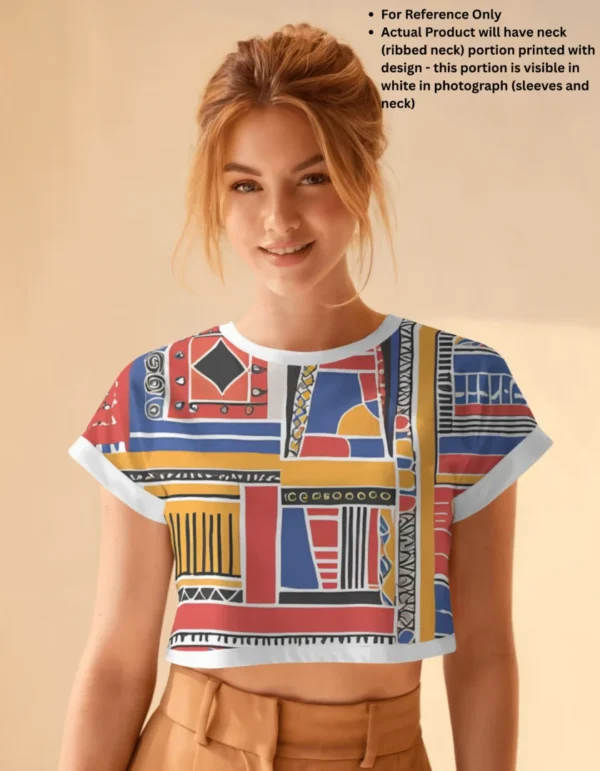 Cultural Art Croptop - Image 2