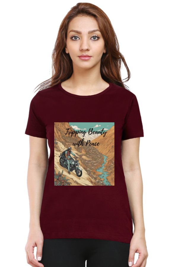 Tripping Beauty Women Half Sleeve T-shirt - Image 3