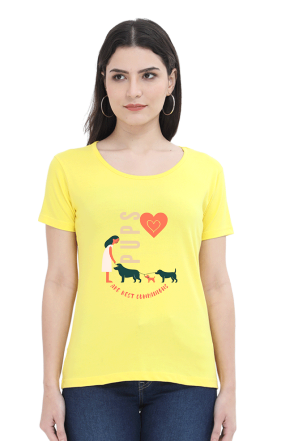 Dogs Best Companion Women T-shirt - Image 2