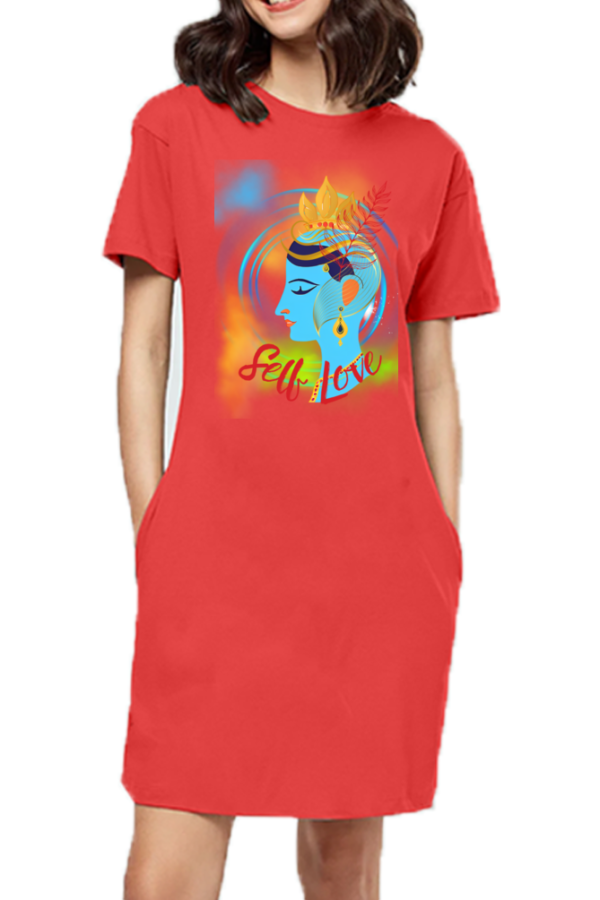 Self Love T-shirt Dress - Image 2