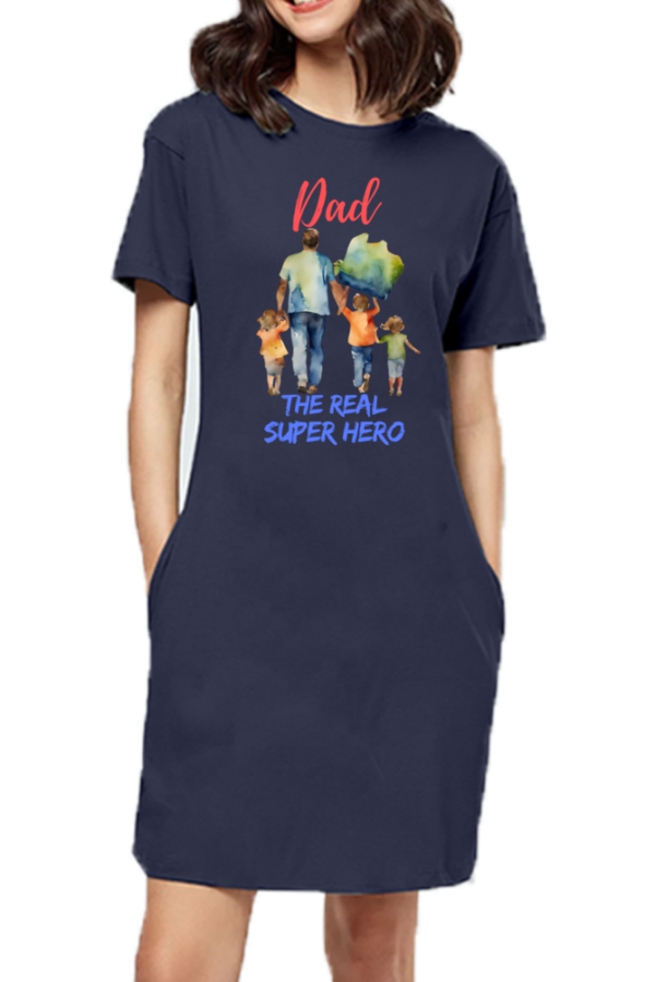 Father Love T-shirt Dress - Image 3