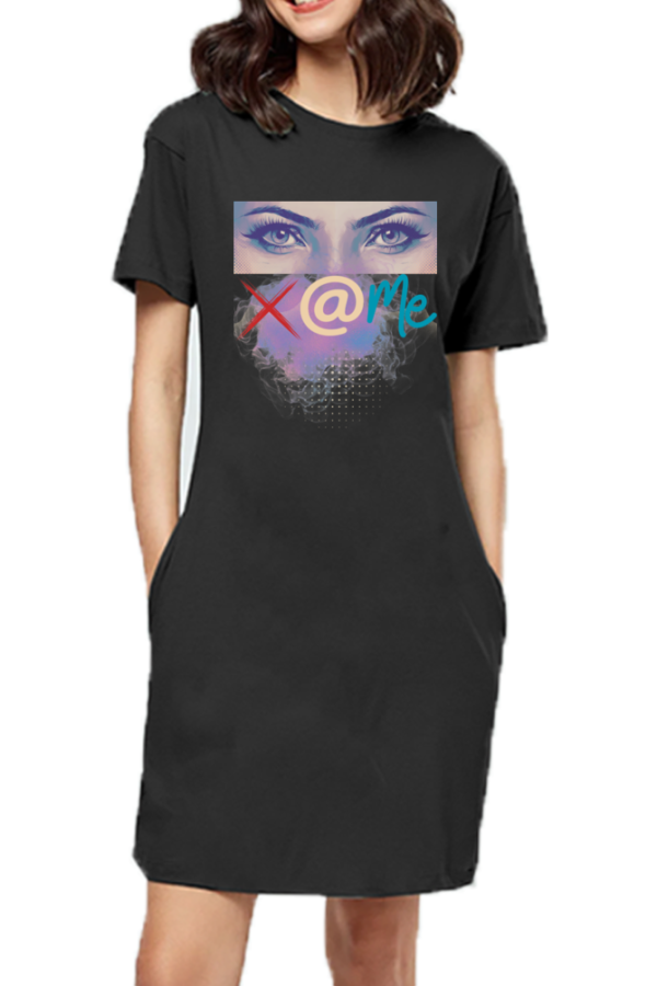 Look at me T-shirt Dress - Image 5