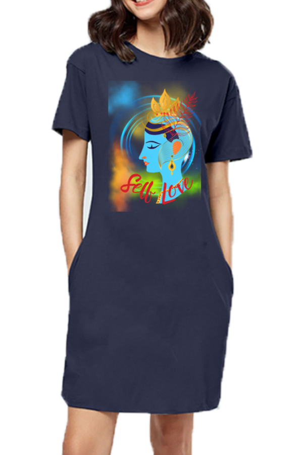 Self Love T-shirt Dress - Image 4