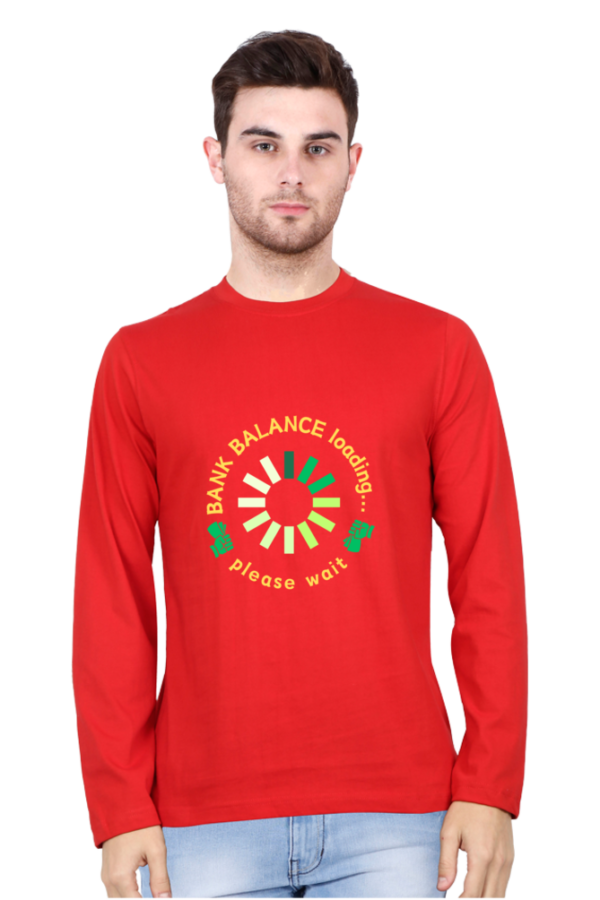 Bank Balance Full Sleeve T-shirt - Image 2