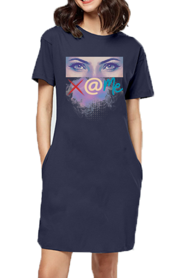 Look at me T-shirt Dress - Image 4