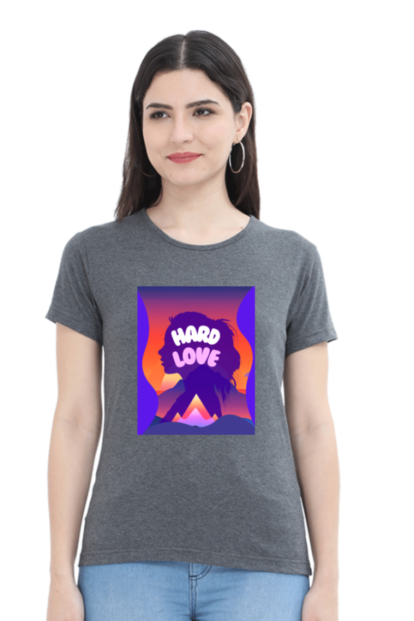 Love Hard Women T-shirt - Image 4