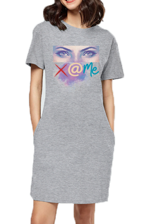 Look at me T-shirt Dress - Image 3