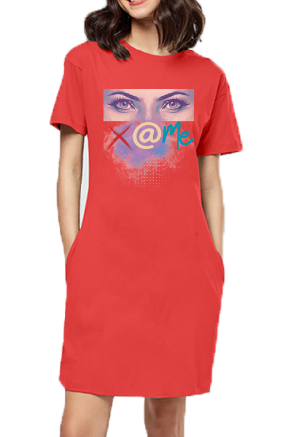 Look at me T-shirt Dress - Image 2