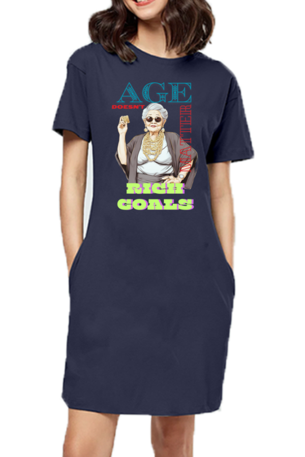 Rich Woman T-shirt Dress - Image 3