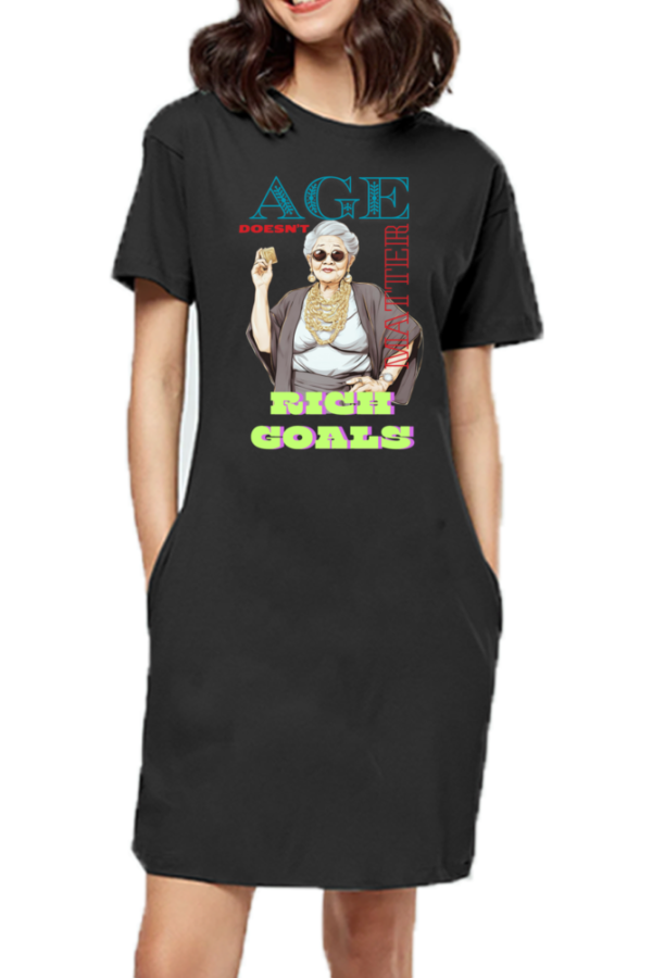 Rich Woman T-shirt Dress - Image 4