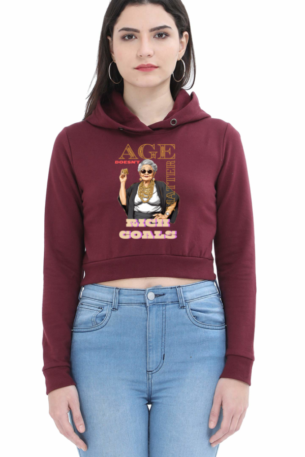 Rich Women Cropped hoodie - Image 2