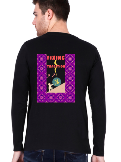 You Fix Tradition Full Sleeve Tees_Black