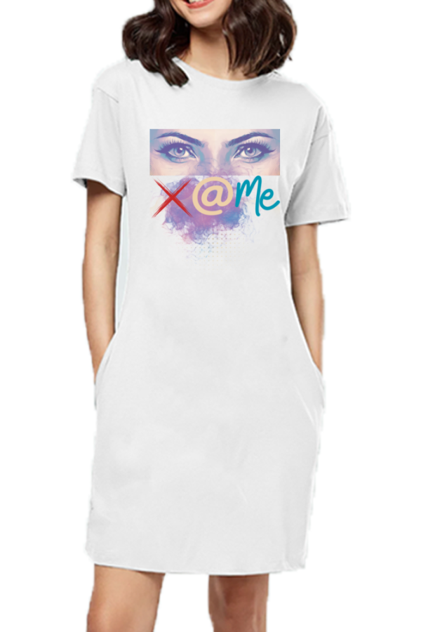 Look at me T-shirt Dress - Image 6