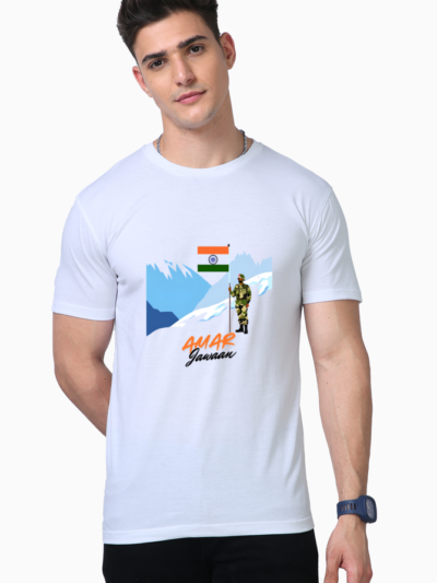 Amar Jawaan T-shirts - White, XXL