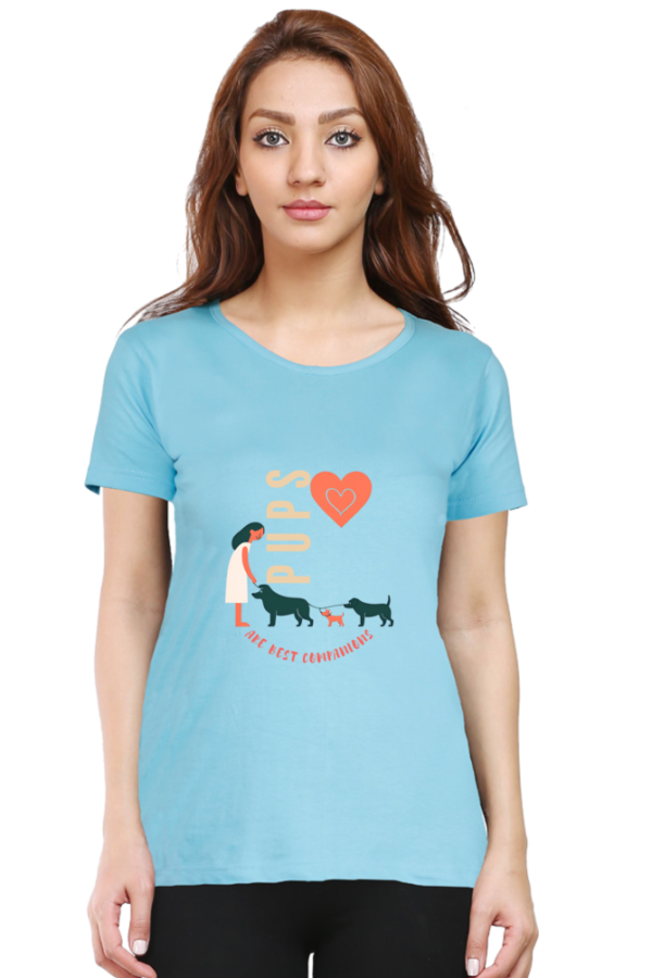 Dogs Best Companion Women T-shirt - Image 6