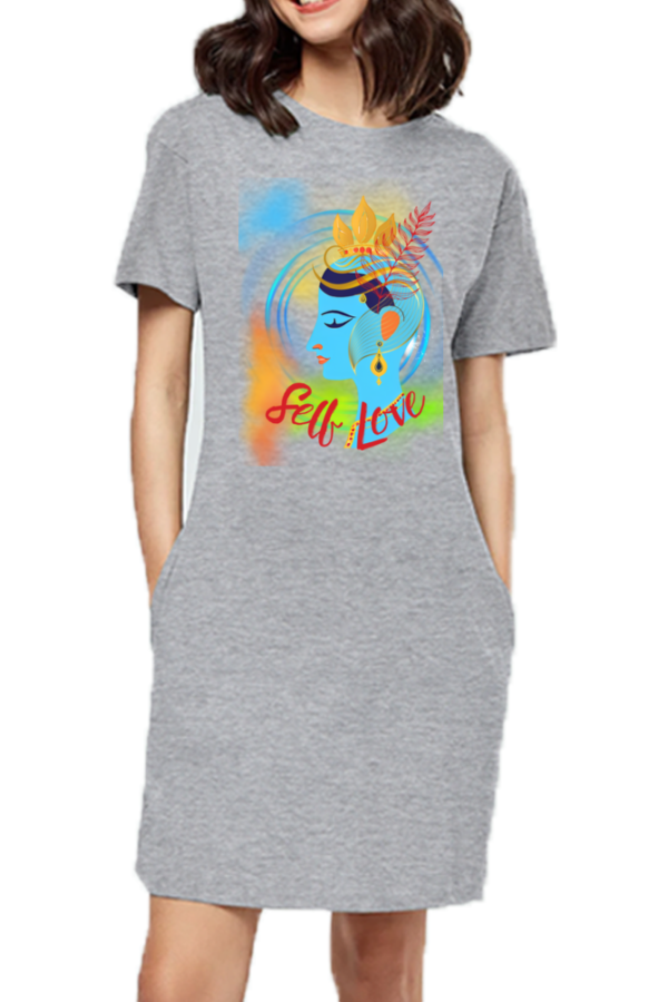 Self Love T-shirt Dress - Image 3