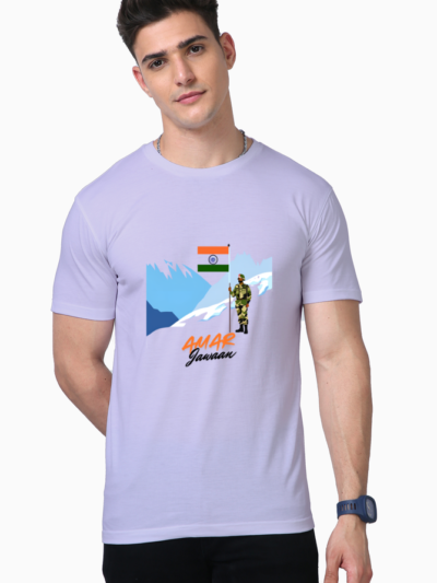 Amar Jawaan T-shirts - Lavender, L