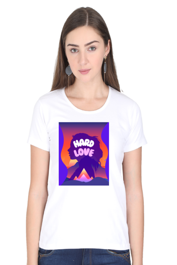 Love Hard Women T-shirt - Image 7