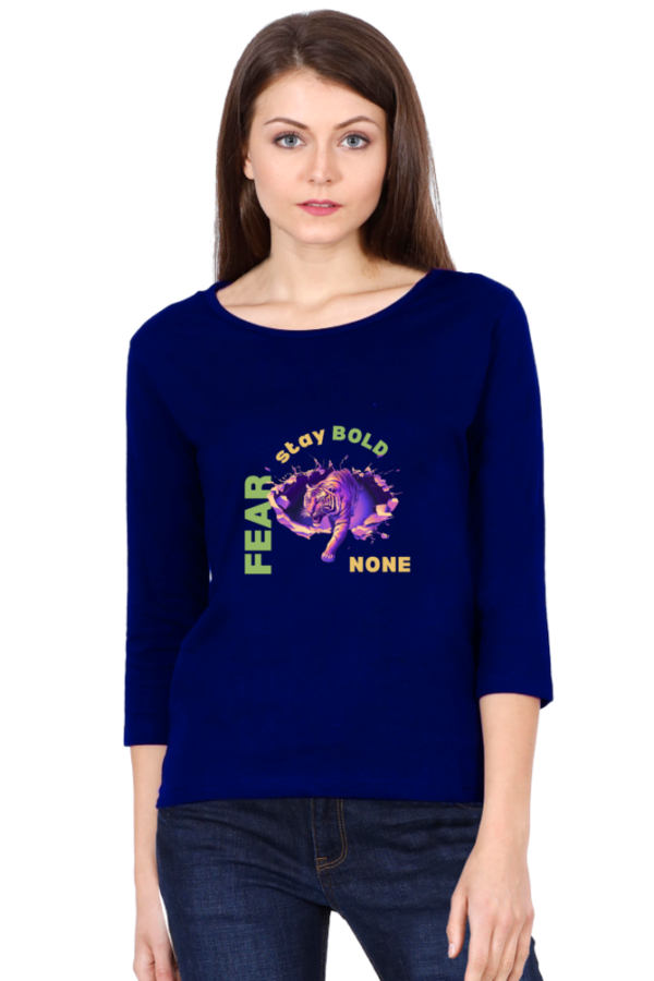 Bold Fearless Women 3/4 sleeve T-shirt - Image 2