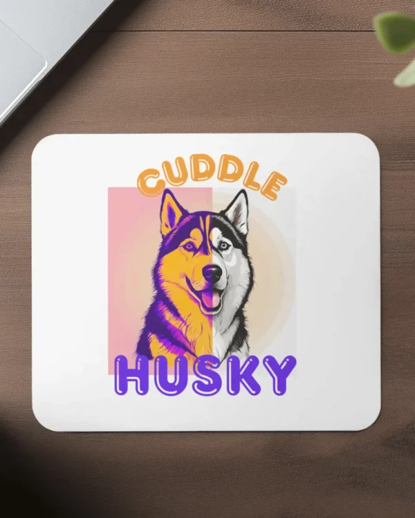 Mousepad_Cuddle Husky