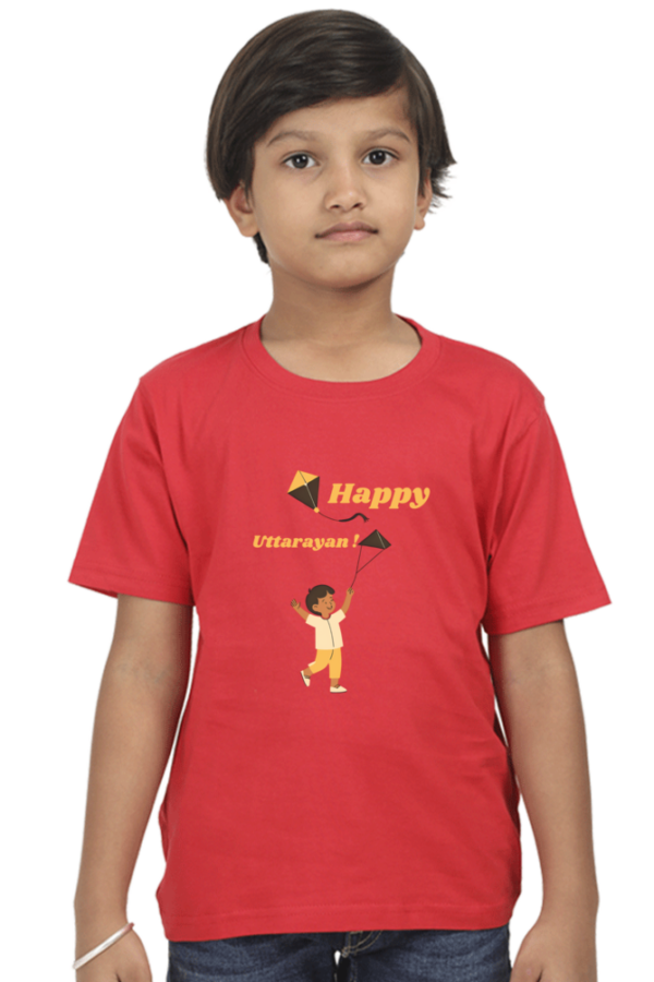 Happy Uttarayan Boys T-shirt - Image 5