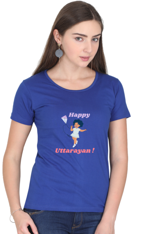 Happy Uttarayan Women T-shirt - Image 6