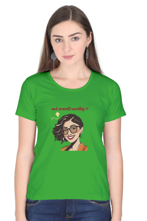 Gujju Uttarayan Women T-shirt - Image 7