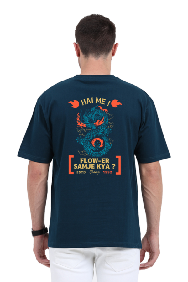 dragon_tshirt_oversize_gloviyo_petrol blue