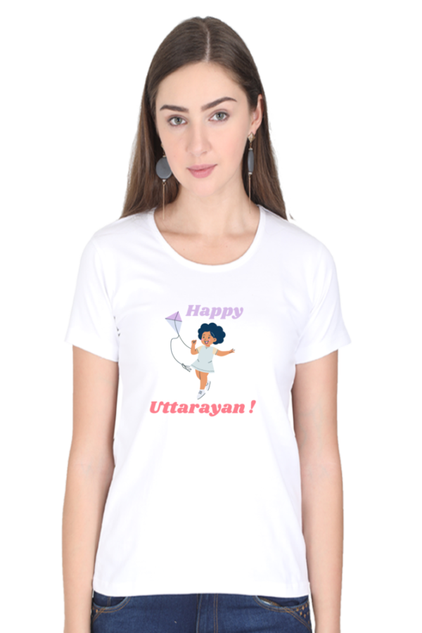 Happy Uttarayan Women T-shirt - Image 10