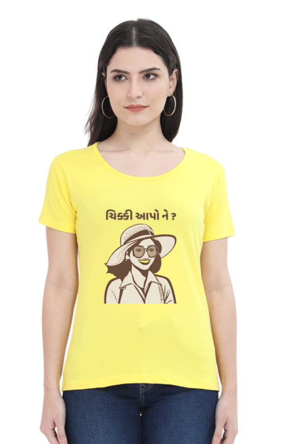 Chikki Required Uttarayan Women T-shirt - Image 3