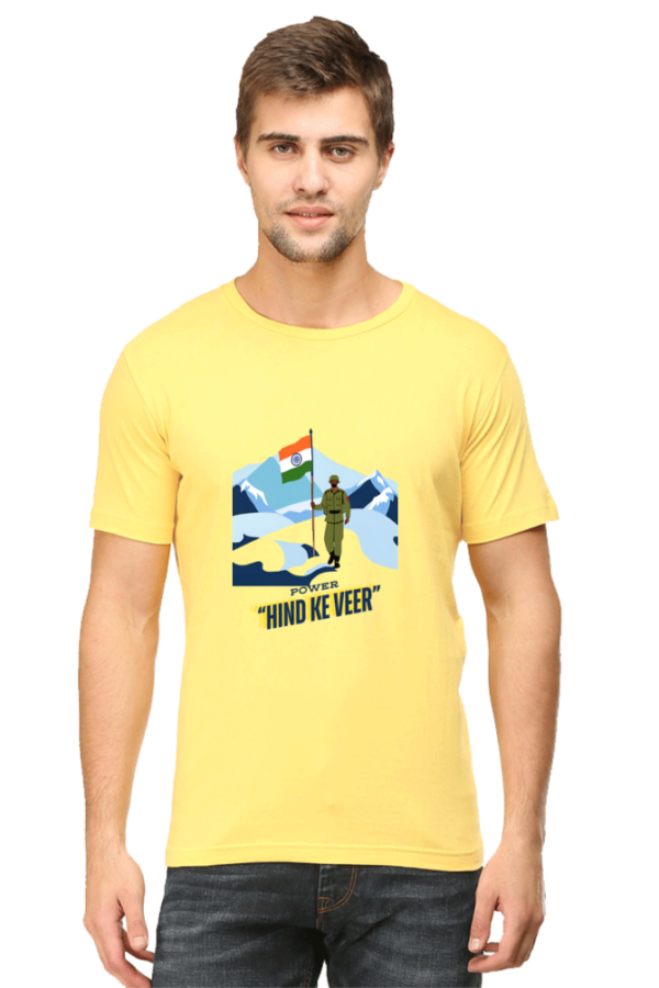 Hind Ke Veer India Patriotic T-shirt - Image 4