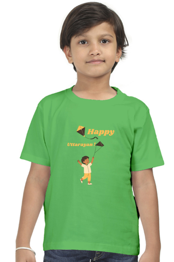 Happy Uttarayan Boys T-shirt - Image 4