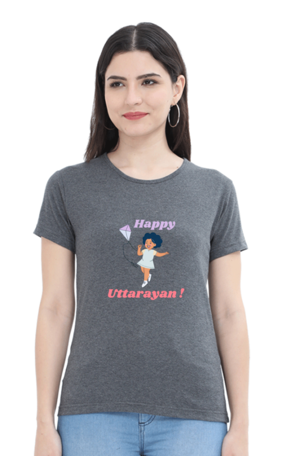 Happy Uttarayan Women T-shirt - Image 8