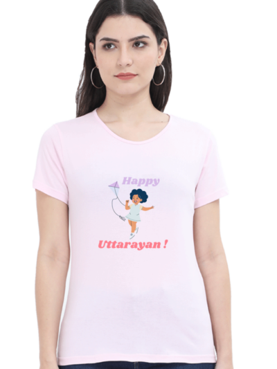 Happy Uttarayan Women T-shirt