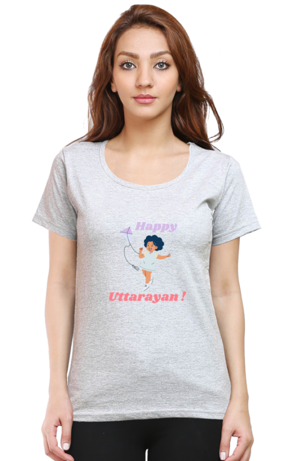 Happy Uttarayan Women T-shirt - Image 9