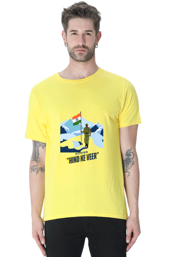 Hind Ke Veer India Patriotic T-shirt - Image 3