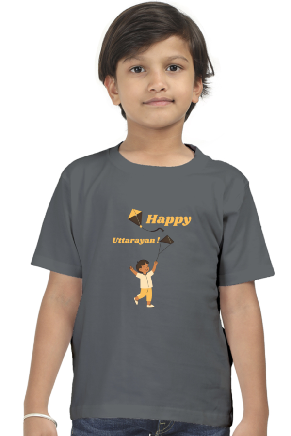 Happy Uttarayan Boys T-shirt - Image 2