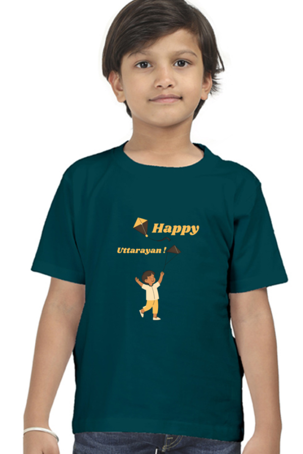 Happy Uttarayan Boys T-shirt - Image 3