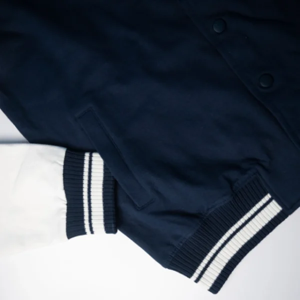 Unisex Varsity Plain Jacket - Image 8