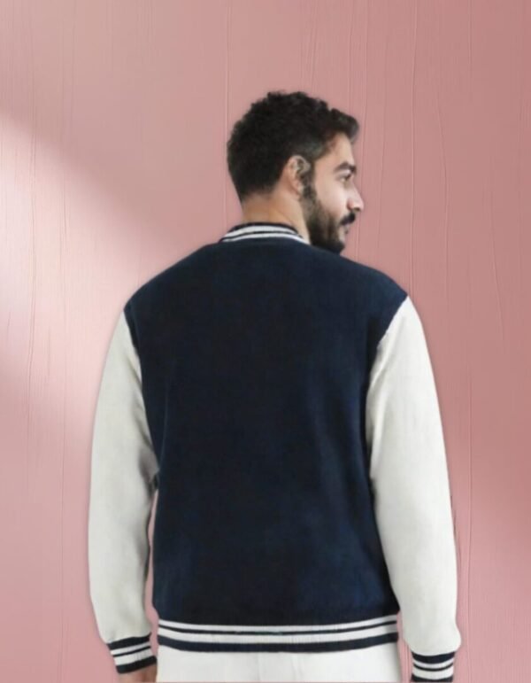 Varsity Jacket_Back_Navy Blue