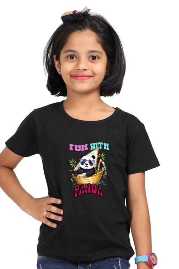 Fun With Panda Girls T-shirt - Image 5