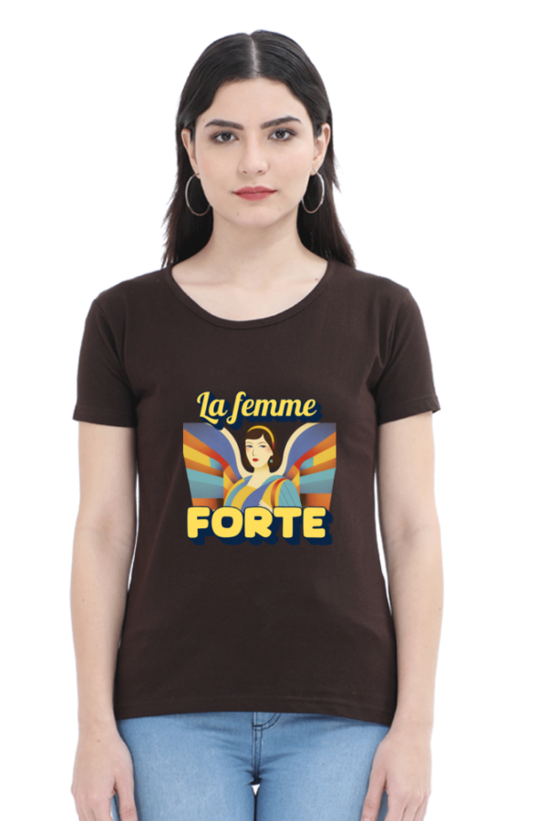 Strong Women Half Sleeve T-shirt - Image 12