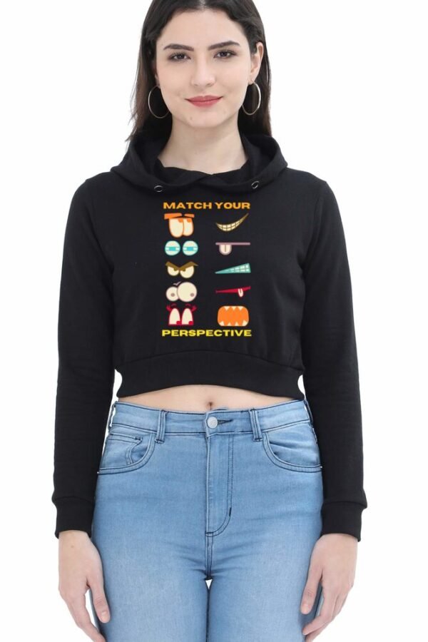 Match Perspective Women Cropped Hoody - Image 3