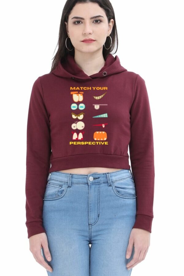 Match Perspective Women Cropped Hoody - Image 4