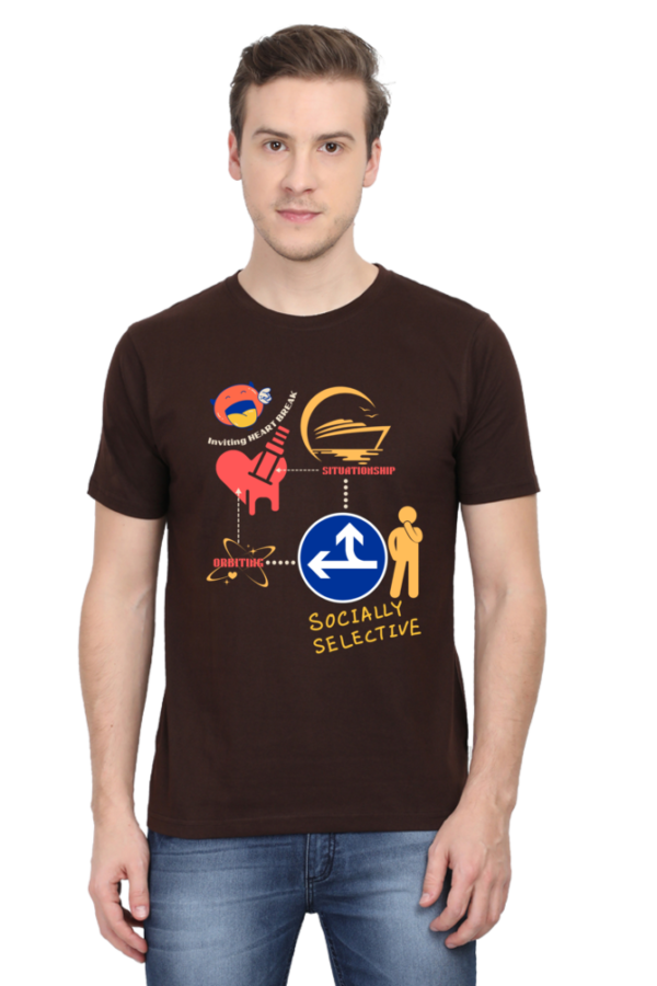 Relationship Goal Men Half Sleeve T-shirt - Image 5