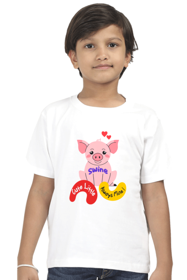 Cute Pig Boys T-shirt - Image 7