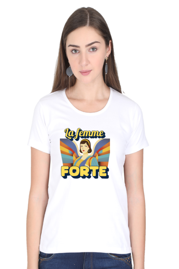 Strong Women Half Sleeve T-shirt - Image 11