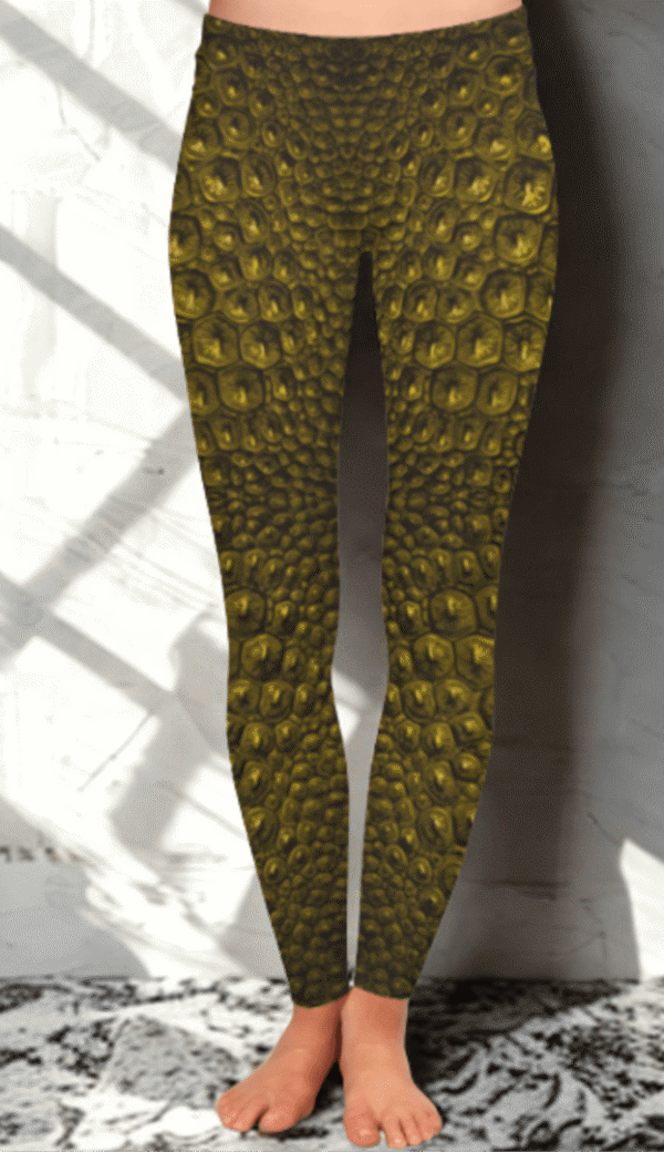 croc skin yellow