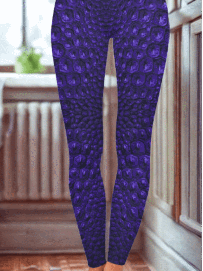croc skin purple