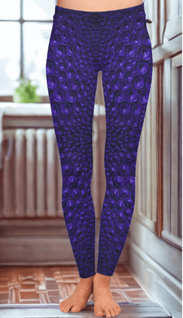 croc skin purple